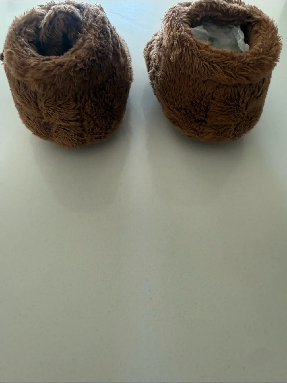 UGG Baby Plush Brown Velcro Booties, Baby UGGs, UGG Bixbee Bootie Size 0/1